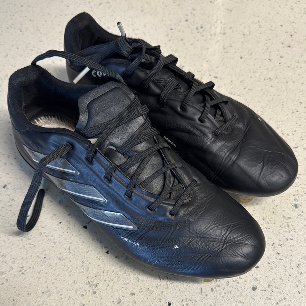 adidas Black and Silver Men's Athletic Shoes
